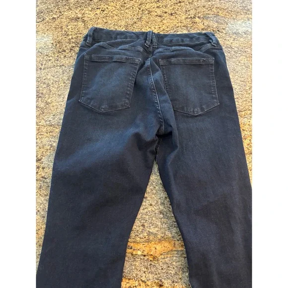 Good American Dark Wash Skinny Jeans Women's Size 12 (Fits‎ 8) Stretchy Denim - Picture 7 of 8